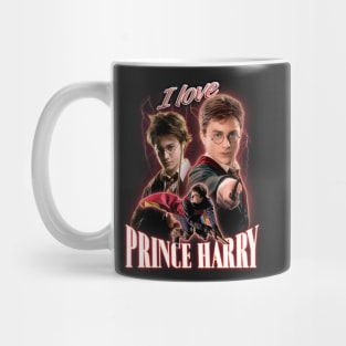 I Love Prince Harry Daniel Radcliffe Cursed Fan Collage Mug